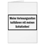 Studenten Vorlesungszeiten text icon Cards