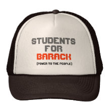 Students for Barack (Power to the People) Mesh Hats