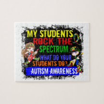 Students Rock The Spectrum Autism Puzzles