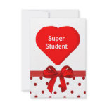 Student's Valentine Cards invitations