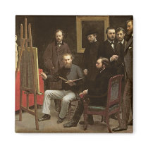 Studio at Batignolles, 1870 magnets