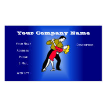 Studio de danse cartes de visite personnelles