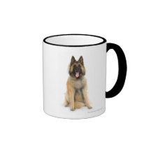 Studio portrait of Belgian shepherd dog Mug
