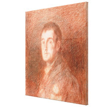 Study for an equestrian portrait gallery wrap canvas