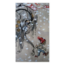 Study for Julbacken  (Yule Goat) 1911 Business Card Template
