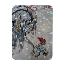 Study for Julbacken  (Yule Goat) 1911 Rectangular Magnet