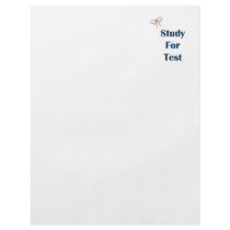 Study For Test Reminders Flyer Design