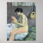 Study of a Nude - 1880 Print