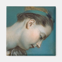"Study of a Woman" Koelkast Magneten