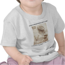 Study Of Brain Physiology (Leonardo da Vinci 1508) T-shirts