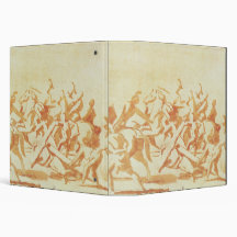 Study of Christ Carrying the Cross (chalk and wash Vinyl Binder