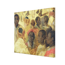 Study of Moorish Heads Gallery Wrapped Canvas