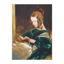 Study of Rachel Russell by Edwin Henry Landseer Stretched Canvas Prints
