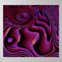 Study of Textures - Buttons & Legs - Burgundy posters