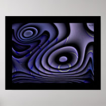 Study of Textures - Periwinkle Rings posters