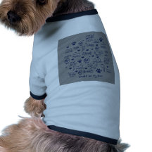 stuff on my cat - doodle doggie t-shirt