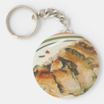 Stuffed Chicken Rice Keychain