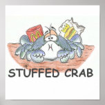 Stuffed Crab Print