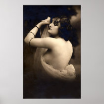*Stunning Beauty* Vintage Print