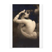 *Stunning Beauty* Vintage Woman Postcard