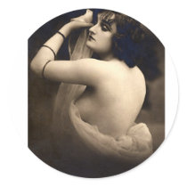 *Stunning Beauty* Vintage Woman Stickers