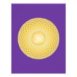 Stunning Om Symbol Personalized Announcement