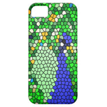 Stunning Peacock mosaic art gifts customised iPhone 5 Case