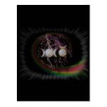 Stunning Wiccan Triple Goddess Cosmic Post Card