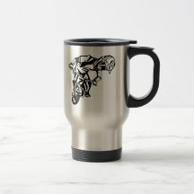 Stunt Motorcycle Biker Mugs
