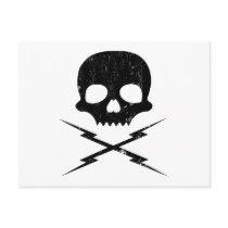 Stuntman Mike Death Proof Skull Crossbolts Postcards
