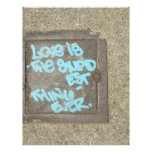 STUPID  LOVE CUSTOM LETTERHEAD