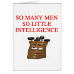 stupid men insult card