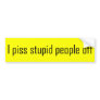 Stupid People Bumper Stickers