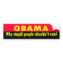 stupid people bumper sticker