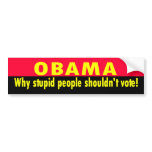 stupid people bumper stickers
