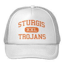 Sturgis - Trojan - lycée - Sturgis Michigan Casquettes De Camionneur