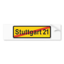 Stuttgart 21 auto aufkleber