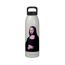 Style d'art de bruit de Mona Lisa (ajoutez la coul Bouteille D'eau