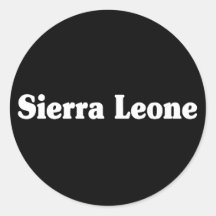 Style de classique de Sierra Leone Autocollants