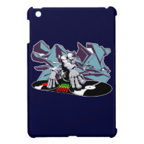 Style de graffiti de disc-jockey coques mini ipad