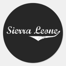Style de révolution de Sierra Leone Autocollants