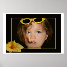 Style with Glasses Poster