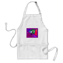 Style Words Poetry Friends Fate Transition Silver. Apron