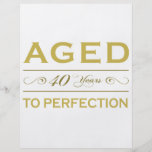 Stylish 40th Birthday Gifts Flyers
