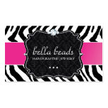 Stylish and Modern Zebra Print  Business Card