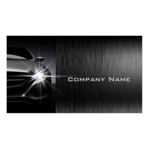 Stylish automotive business card