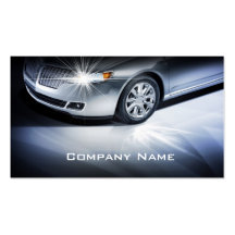 Stylish automotive business card