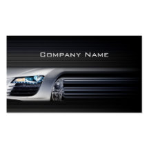 Stylish automotive business card