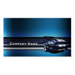 Stylish automotive business card
