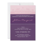 STYLISH BAPTISM INVITES :: elegant 2P